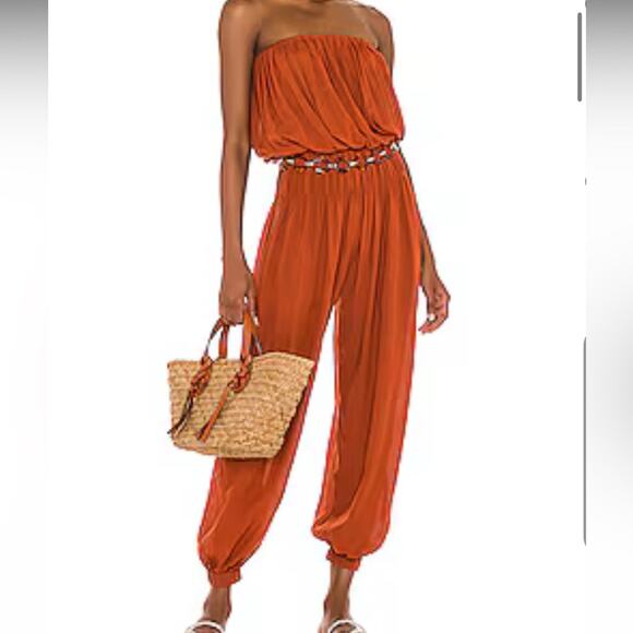 Indah Seychelle Strapless Jumpsuit Size S in Yogya NWT - Picture 10 of 10
